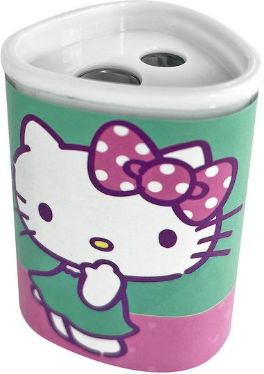 Gim Hello Kitty Kunststoff Anspitzer Fassförmig 24Stück