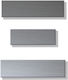 House Letter Sticker ''x'' 80 X 64 Mm Matte Inox Plastic Darvin