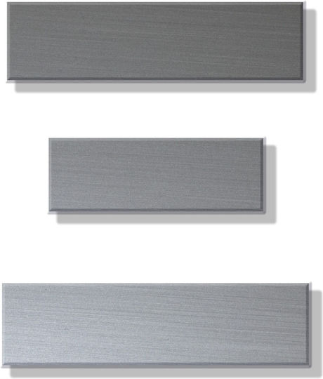 House Letter Sticker ''x'' 80 X 64 Mm Matte Inox Plastic Darvin