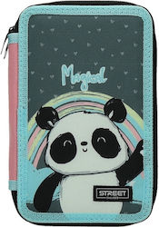 Street Κασετίνα Γεμάτη Πράσινη Magical Panda 3
