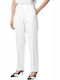 Damen Stoff Hose Weiß