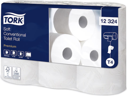 Tork Χαρτί Υγείας 6 Ρολά 2 Φύλλων 7 Συσκευασίες
