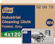 Industrial Cleaning Cloth Non-woven Sheets Grey 1-ply 35.5x42.8 Cm 4x120pcs Tork 520679