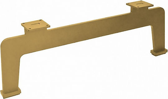 Roline Metallisches Möbelbein 37x12x4cm Matt Gold