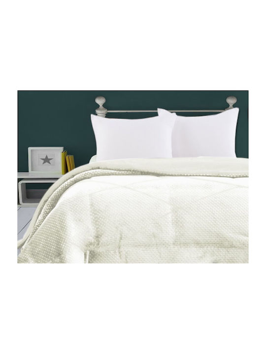 Duvet Cover Single 160x220cm Diamond Ecru Diamond