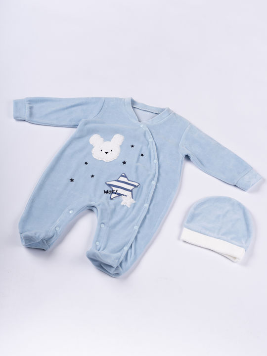 Evita Baby Bodysuit Blue