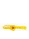 Λουλούδι Και Καρδούλα Kids Headband Yellow 1pc