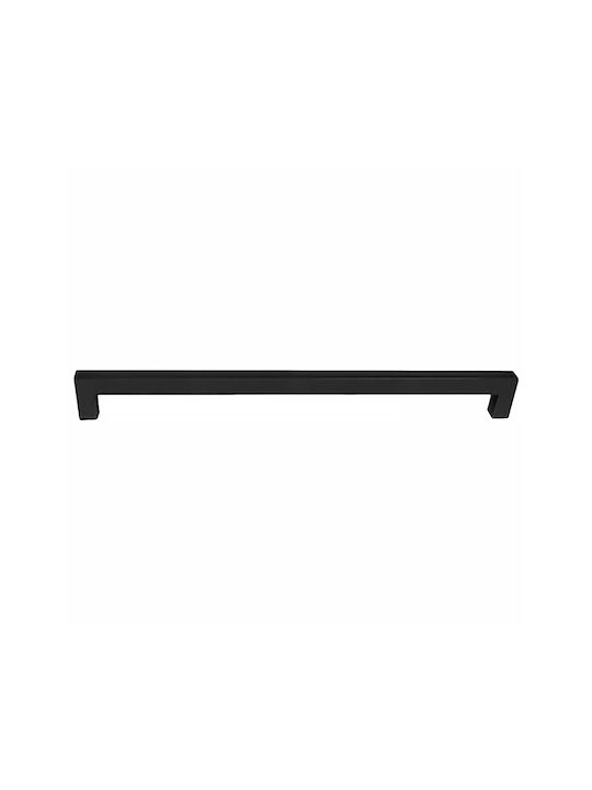 Import Hellas 4242 Mâner Mobilier din Metal Stainless Black 460mm 448mm 1buc