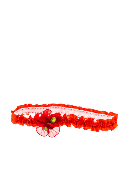Λουλούδι Kids Headband Red 1pc