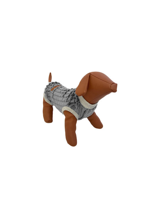Woofmoda Μπλούζα Fleece Σκύλου σε Γκρι χρώμα 4XL