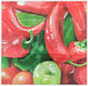 Paloma Napkins 20pcs Food Peppers 33x33cm