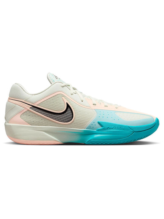 Nike G.T. Cut Cross Low Basketball Shoes White / Barely Grape / Pink Foam / Light Smoke Grey