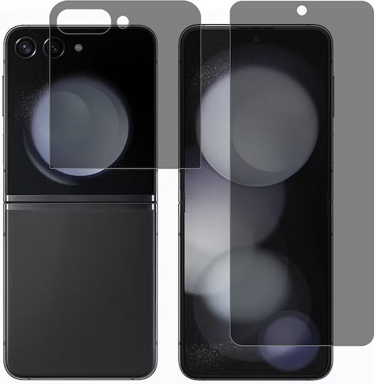 Protector de Ecran Anti-Spion Mat pentru Confidențialitate Față + Spate Samsung Galaxy Z Flip 6