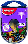 Maped Colored Push Pins 10mm 1000pcs 310011