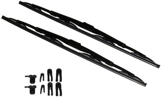 Front Car Wiper Blades Set 600mm Universal