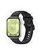 Armband Silikon Schwarz (Huawei Watch Fit 3 - Huawei Uhr Fit 3)