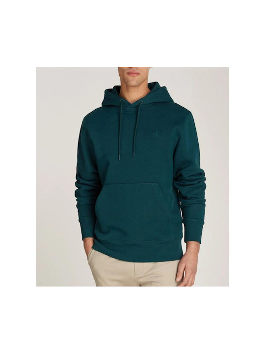 Calvin Klein Men's Sweatshirt with Hood and Pockets Pine