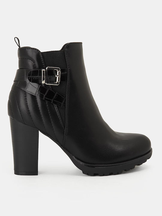 Stiefeletten Damen Schwarz