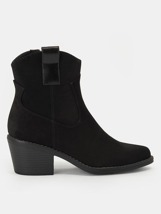 Bozikis Damen Cowboy-Stiefeletten mit mittlerem...