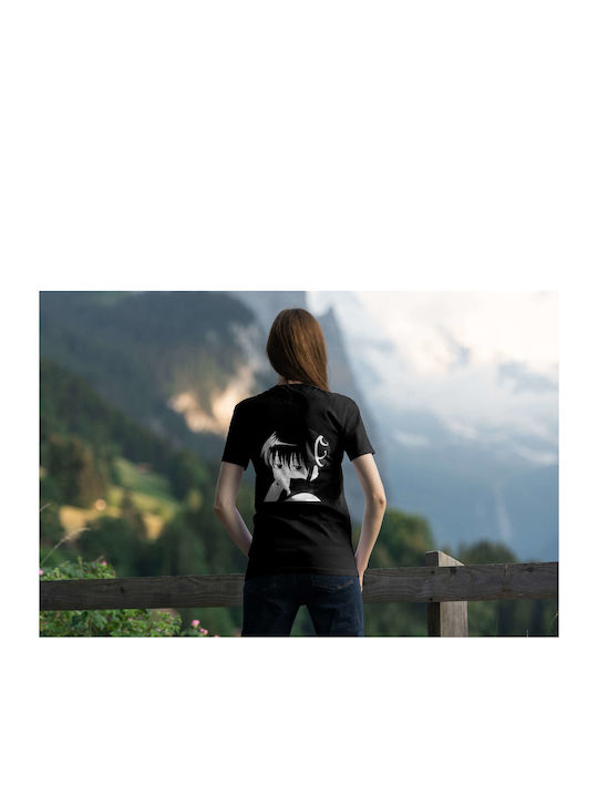 T-shirt Schwarz Baumwolle