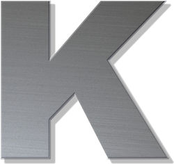 One Two Three Done Πινακίδα με Γράμμα Κ σε Ασημί Χρώμα 8cm 13319-80-Κ-IN One Two Three Done Πινακίδα με Γράμμα Κ σε Ασημί Χρώμα 8cm 13319-80-Κ-IN