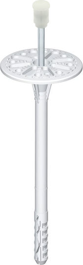 Plastic Anchor with Metal Pin for Thermal Insulation 8x135mm 200 Pieces Klimas Lmx-8 Lmx08135 200