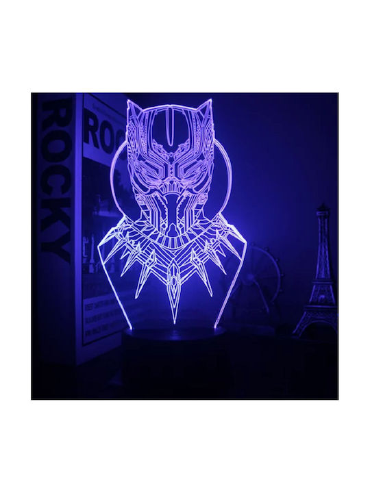 Decorative Lamp 3D Illusion Black