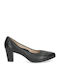 Leather Black Heels
