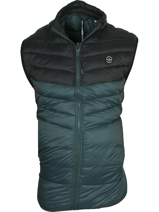 Jack & Jones Sleeveless Jacket Green