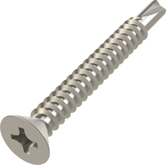 Self-tapping Винт за пробиване Inox με Διάμετρο M4.8 και Μήκος 38мм Фрезени