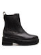 Ralph Lauren Leder Damen Chelsea Stiefeletten Schwarz