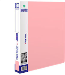 Clipboard Metron A4 60-Posiții Pastel Roz #907.60sp