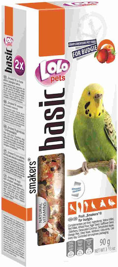 Lolo Pets Fructe Hrană pentru Stick pentru Budgerigars 90gr