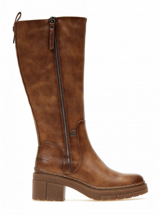 Refresh Women's Boots with Medium Heel Brown