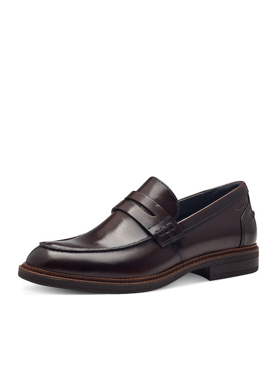 Δερμάτινα Ανδρικά Loafers σε Καφέ Χρώμα