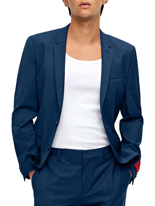 Hugo Artim204x Men's Suit Jacket Slim Fit Royal...