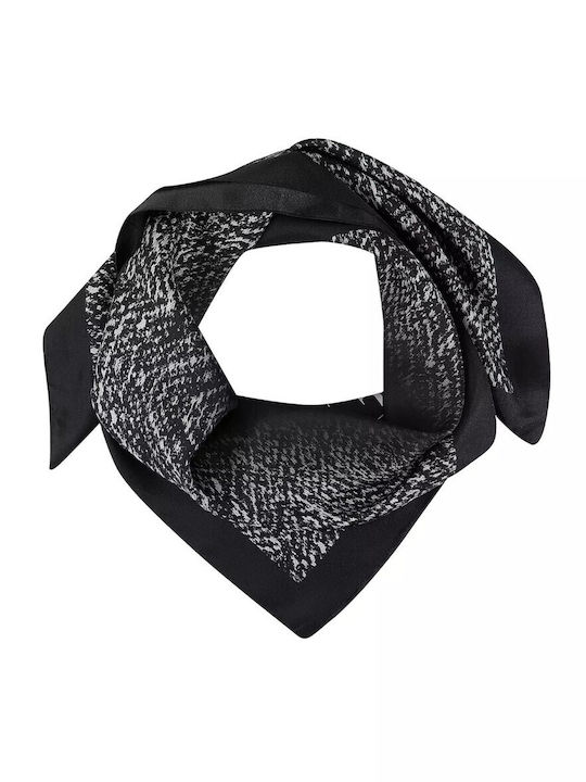 Emporio Armani Women's Silk Scarf Black