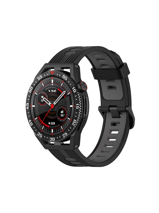 Strap Silicone Black (Galaxy Watch (46mm) / Gear S3Huawei Watch GT 3 SE)