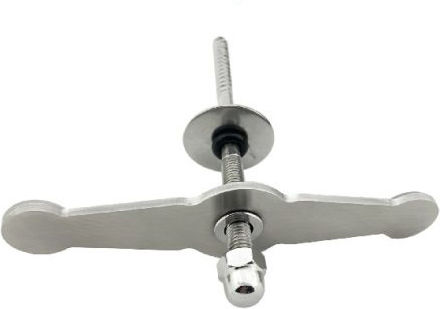 Ανεμοστύλωμα Ανοξείδωτο Inox Ματ 140mm 171-s014 Metalor