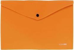 Optima File Folder Transparent with Orange Button
