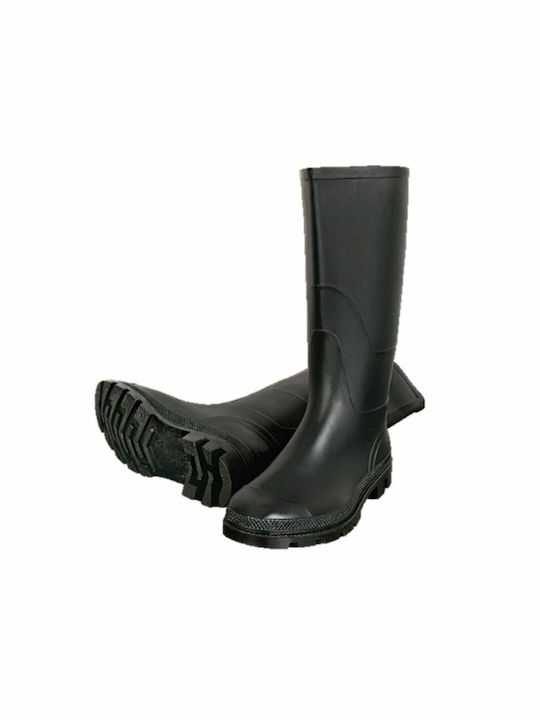 Euromax Work Wellies Knee Black