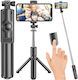 Izoxis 23518 Selfie-Stick Handy-Stative Bluetooth-Schwarz
