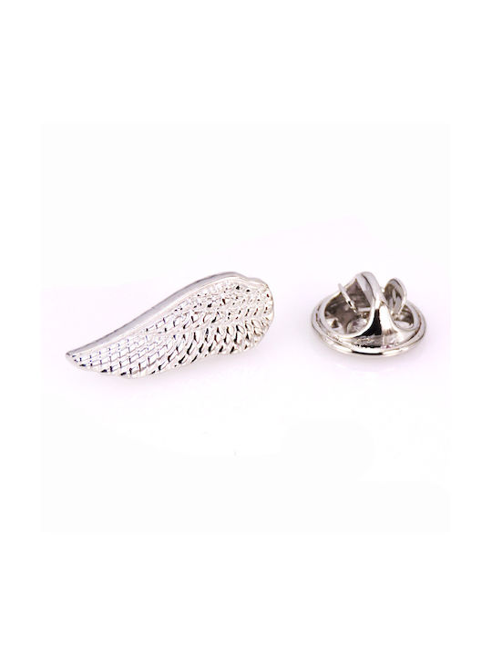 Silver Feather Pin