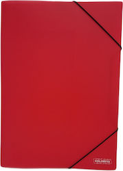 Colorfix Φάκελος Πρεσπάν Διαφανής με Λάστιχο και Αυτιά Κόκκινος Colorfix Φάκελος Πρεσπάν Διαφανής με Λάστιχο και Αυτιά Κόκκινος