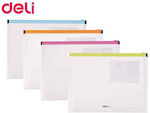 Deli Folder with Zipper for Paper A5