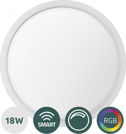 Смарт LED таванна лампа Samus SLP300-2160lm-18W-3000 4000 6500K+RGB+димер Смарт LED таванна лампа Samus SLP300-2160lm-18W-3000 4000 6500K+RGB+димер