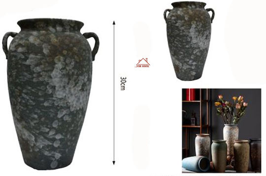 ForHome Dekorative Keramik Vase Mehrfarbig Y30cm