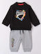 Kids Sweatpants Set Black 2pcs