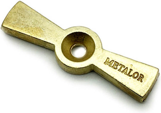 Μανταλάκι Διπλό Χρυσό 096-1001 Metalor