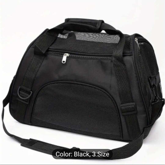 Pawcare Dog/Cat Carrying Black Shoulder Bag L43xW29xH21cm